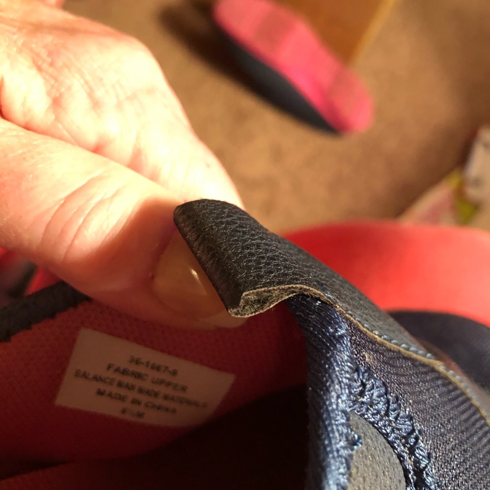 Like New-Navy Blue Clog Type Walking Shoes-8 1/2 M - Picture 6 of 6